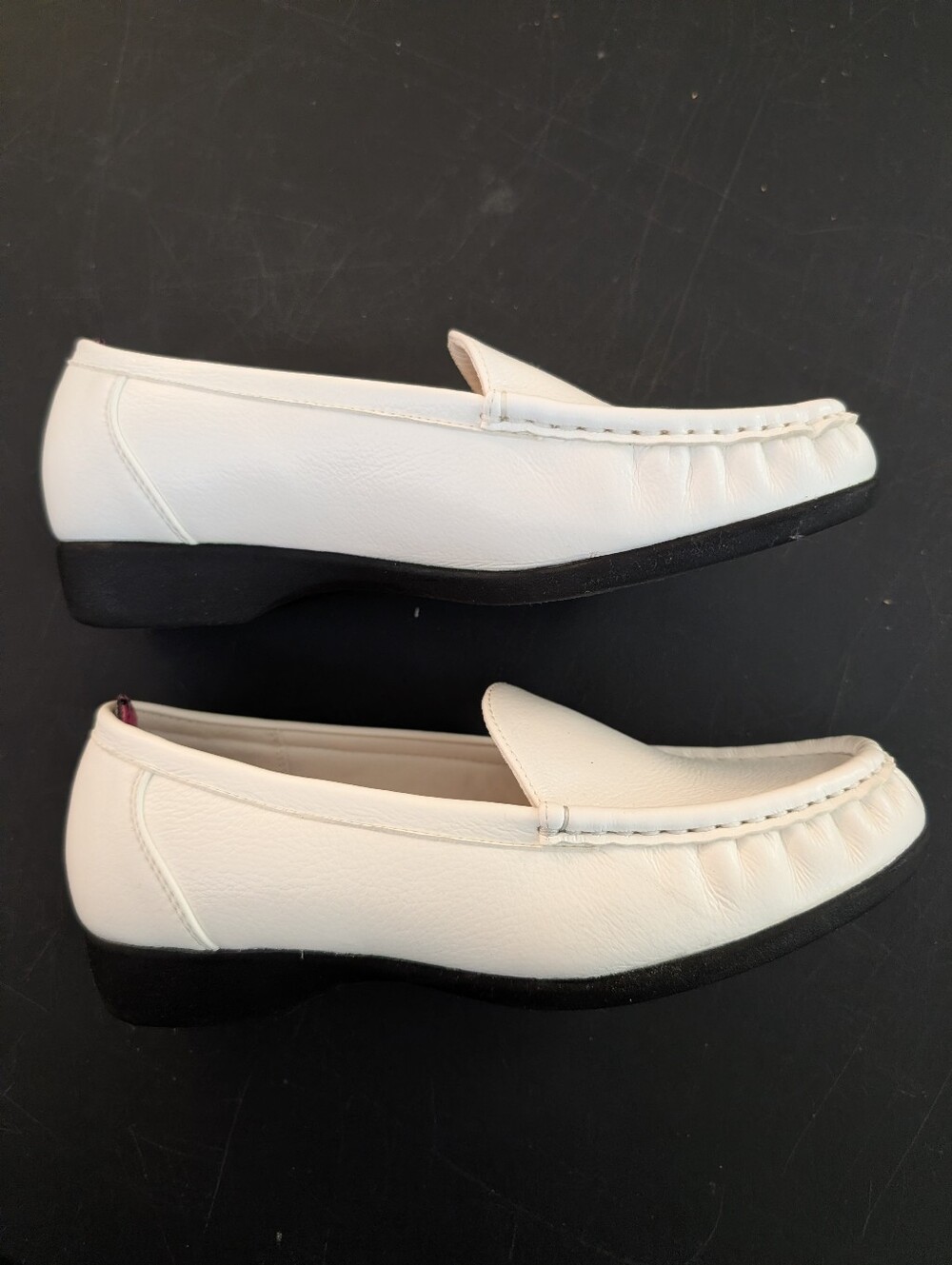 Dream Pairs White Casual Slip-On Loafers for Women